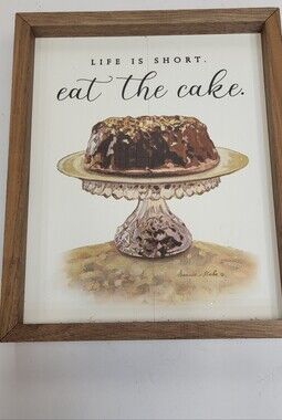 Eat The Cake Framed Wall Art